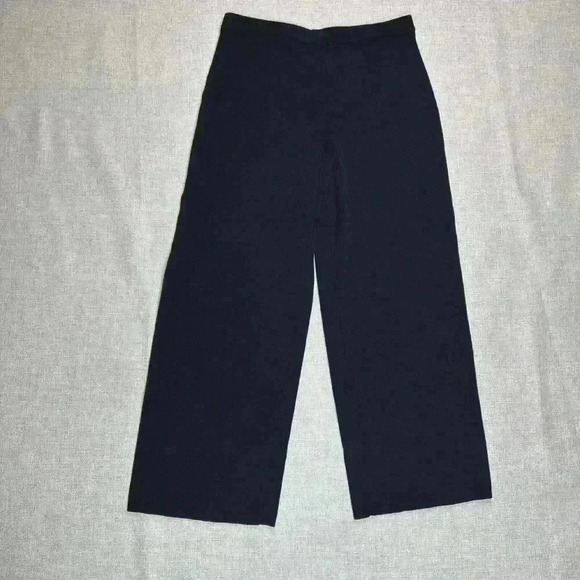 Grace Stretch Knit Pants Womens Medium Wide Leg Black Color Sz M - Picture 1 of 7